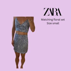 Zara matching skirt set